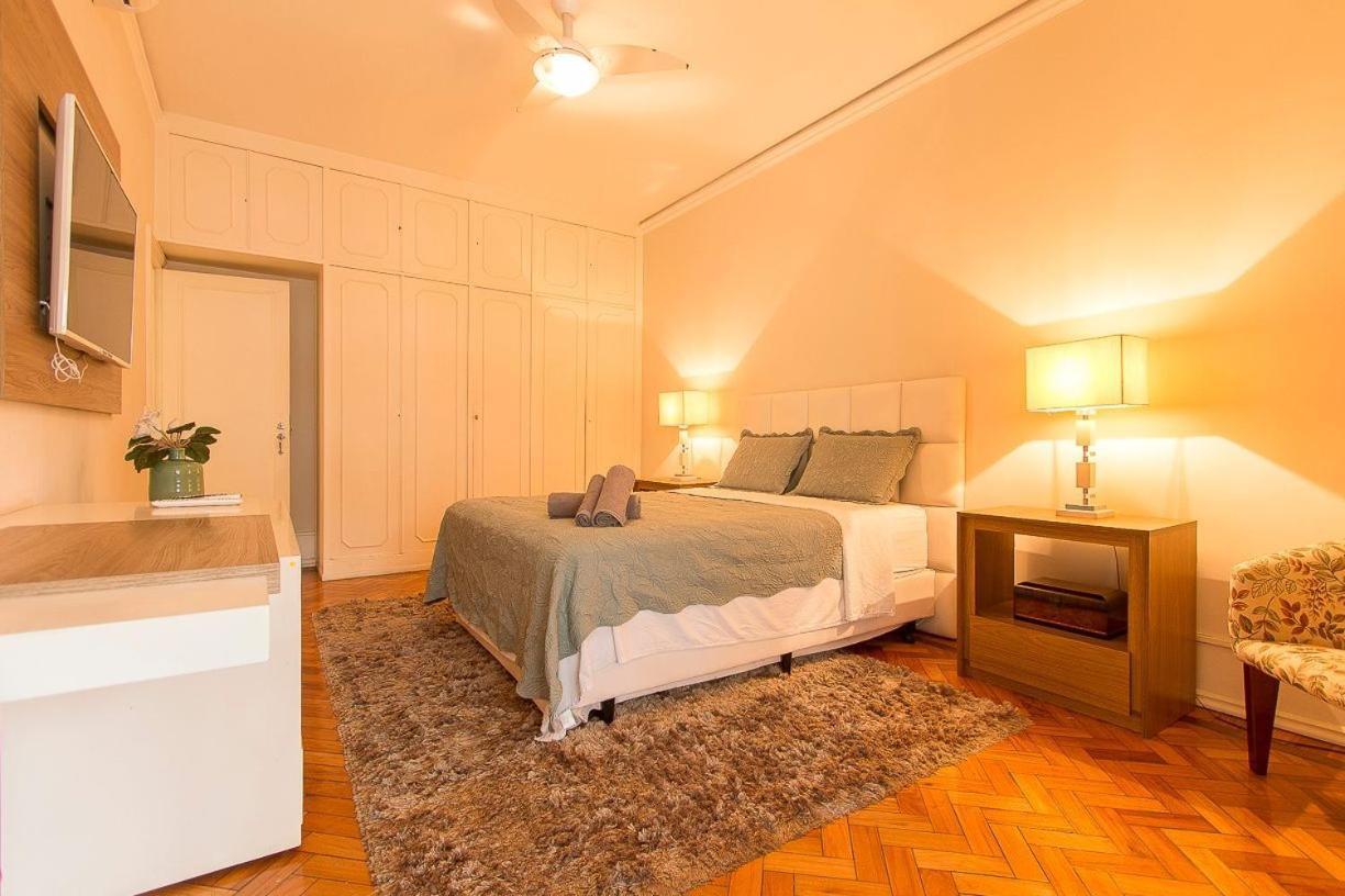 Amplo, Exclusivo E Proximo Ao Mar De Copacabana ริโอเดจาเนโร ภายนอก รูปภาพ